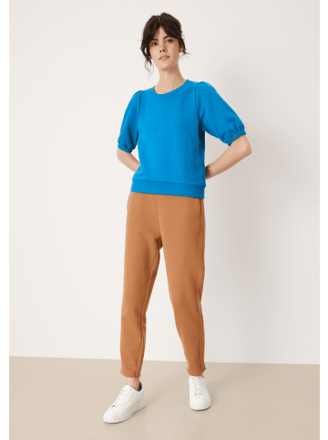 s.Oliver Sweatshirt kurzarm in Blau