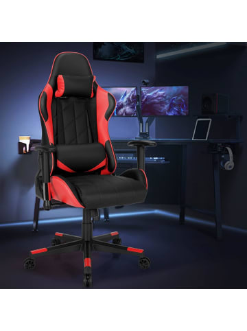 COSTWAY Gaming Stuhl in Rot