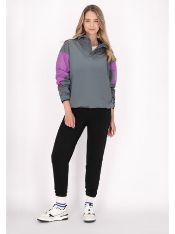 myMO ATHLSR Damen Blouson in Graublau Colorblock