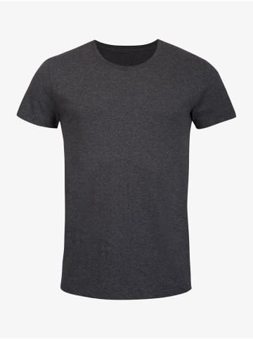 Erlich Textil  R-T-Shirt Paul in schwarz-melange