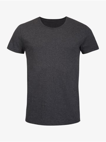 Erlich Textil  T-Shirt PAUL in schwarz-melange