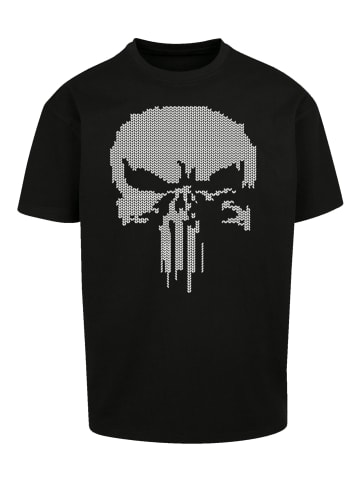 F4NT4STIC Oversize T-Shirt Marvel Punisher Fake Knit in schwarz