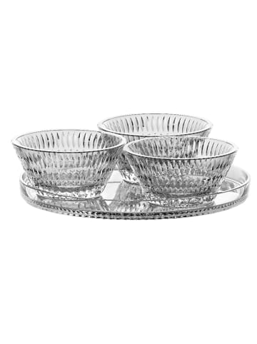 Nachtmann 4 er-Set Ethno Servierset in Transparent