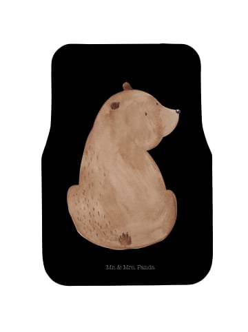 Mr. & Mrs. Panda Automatte Bär Schulterblick ohne Spruch in Schwarz