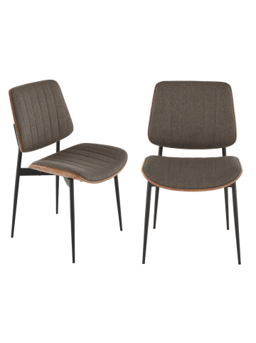 Signature 2er-Set Stühle GISELLE in Mol - (W) 48,5 x (H) 82,5 x (L) 56 cm