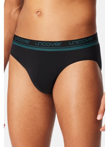 UNCOVER BY SCHIESSER Rio Slip / Unterhose Cotton in Schwarz