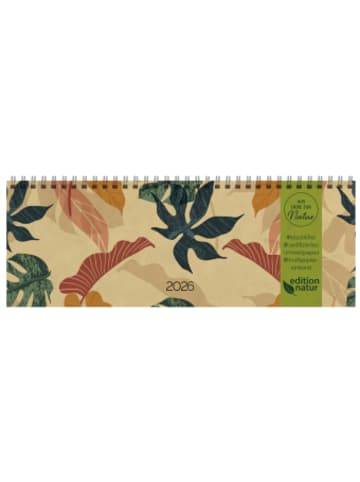 Korsch Kalender - Tischkalender Edition Natur Dschungel 2026 quer