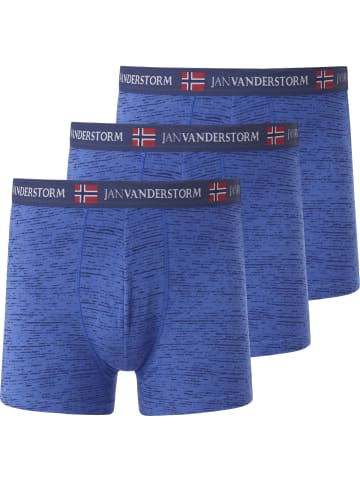 Jan Vanderstorm 3er Pack Retropant NORIK in blau