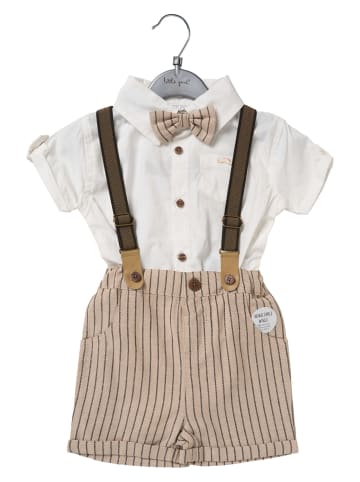 Little Gent 4tlg Set Frühling, Sommer in braun creme