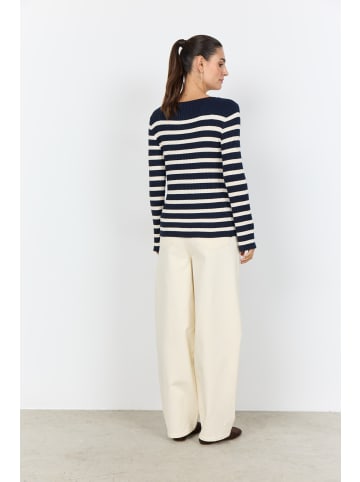 soyaconcept Pullover Dollie in marine ecru - 0001