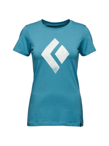 Black Diamond W CHALKED UP TEE in Blau