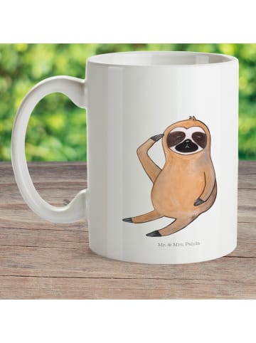 Mr. & Mrs. Panda Pott Faultier Vogel ohne Spruch in Weiß