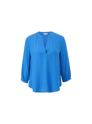 S.OLIVER RED LABEL Langarmbluse in blau1