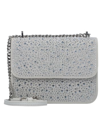 Seidenfelt Anga Square Schultertasche 17 cm silver-diamonds