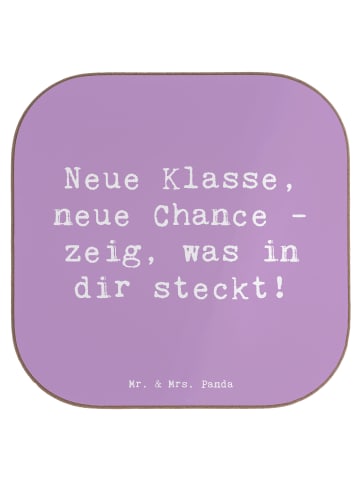 Mr. & Mrs. Panda Untersetzer Tasse Spruch Erster Schultag Neue K... in Lavendeltraum