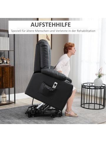 HOMCOM Massagesessel-90L x 98B x 102H cm-Schwarz