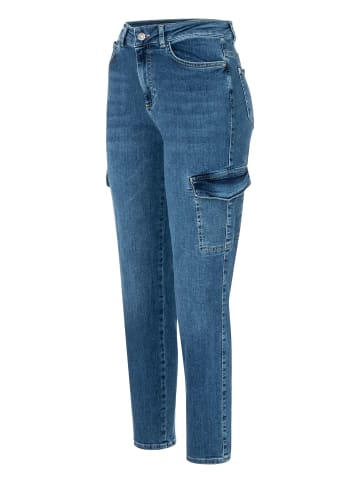 More & More Cargojeans in blue denim