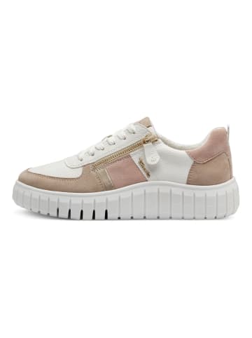 Tamaris Sneaker in Beige/Rosa