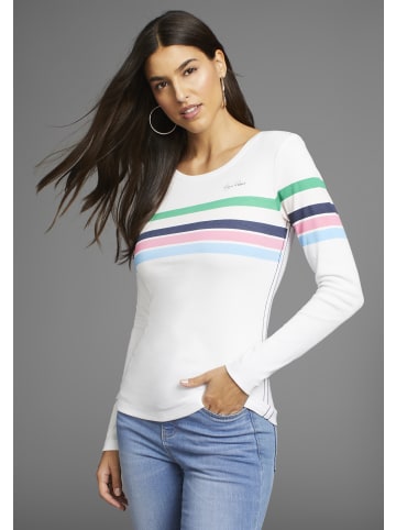 Kangaroos Langarmshirt in weiß