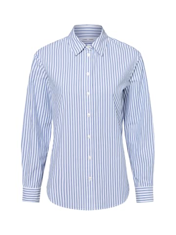 SAMSOE & SAMSOE Bluse Samadisoni in blau weiß