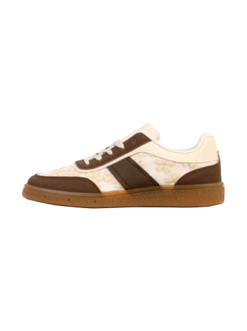 Poti Pati Supermodische Low-Top-Sneaker mit Schnürung Braun