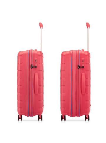 Roncato Skyline 2.0 4 Rollen Kofferset 3-teilig mit Dehnfalte in koralle