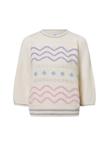 NÜMPH Pullover Nufurmento in ecru mehrfarbig - 0001