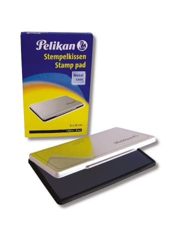 Pelikan Stempelkissen Gr.1 Metallgehäuse schwarz
