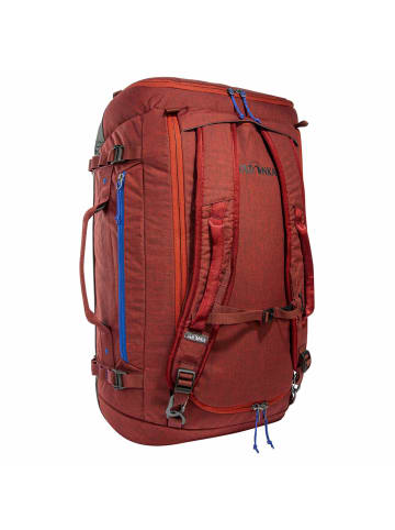Tatonka Duffle Bag 45 - Faltbare Reisetasche/Rucksack 57 cm (sage green) in tango red