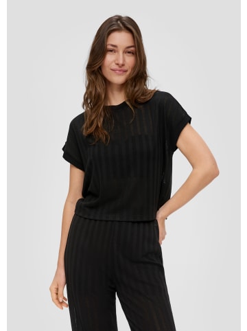 QS T-Shirt in 9999_schwarz