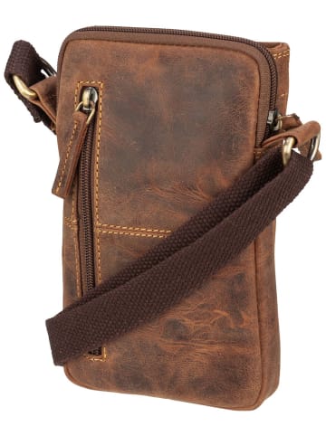 Greenburry Handytasche Vintage 1553 Mobile in Sattelbraun