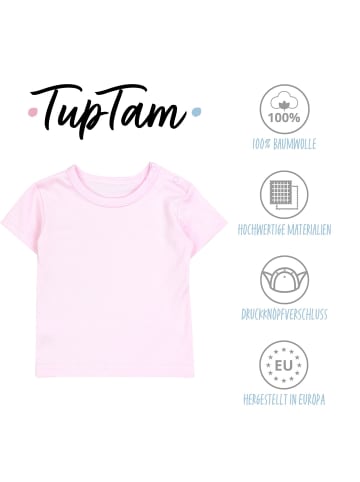 TupTam 5er- Set Kurzarmshirts in rosa Modell 2