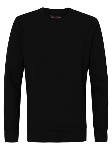 Petrol Industries Essential Pullover mit Rundhalsausschnitt in Schwarz