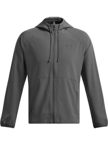 Under Armour Softshelljacke "Vibe Woven Jacke" in Grau