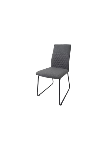 byLiving 2er-Set: Esszimmerstuhl FURY in Grau/Schwarz - (B) 46 x (H) 97 x (T) 61,5 cm