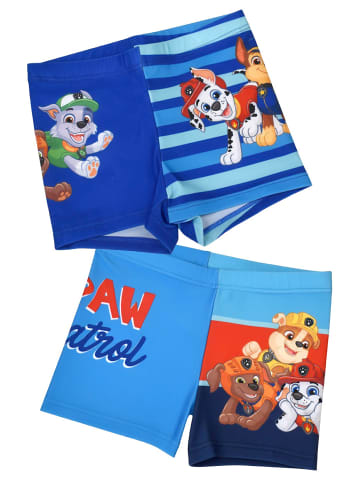 Paw Patrol 2er Pack Paw Patrol Badehose Schwimmhose Badekleidung Hose in blau