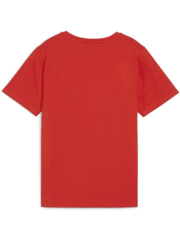 Puma T-Shirt "TeamRISE Logo Jersey Cotton Jr" in Rot