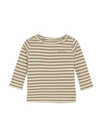 Noppies Langarmshirt Seguin in Stripe pattern Medium Brown
