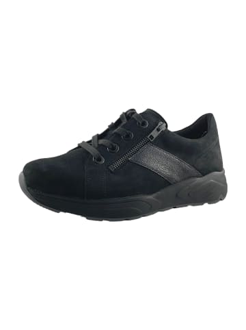 Solidus Komfort Schnürschuhe in Schwarz