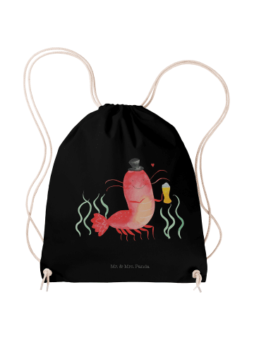 Mr. & Mrs. Panda Beutel Hummer Weizen ohne Spruch in Schwarz