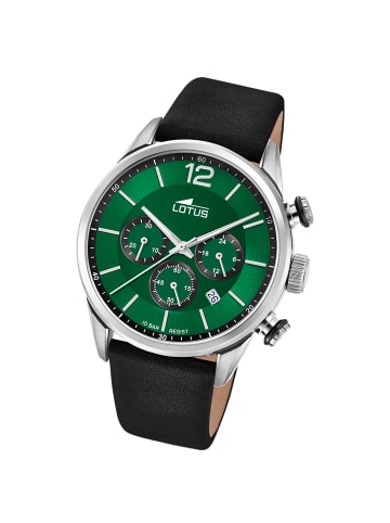Lotus Analog-Armbanduhr Lotus Khrono schwarz groß (ca. 43mm)