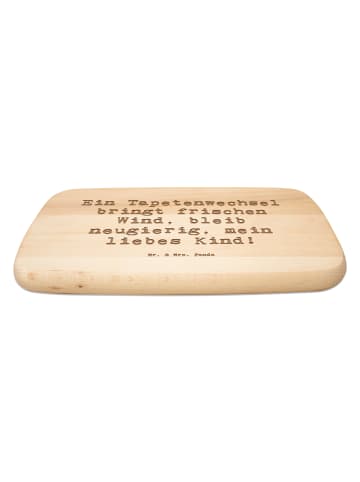 Mr. & Mrs. Panda Frühstücksbrettchen Spruch Umzug neue Stadt mit... in Transparent