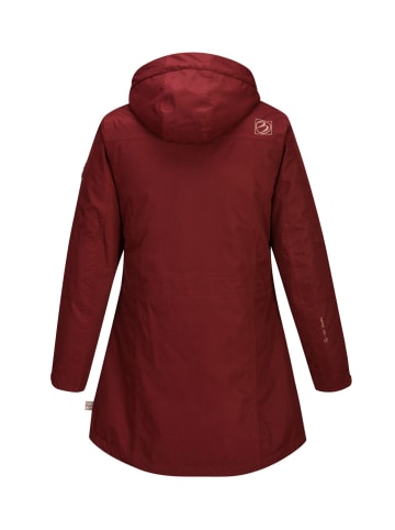 First B Funktionsparka "Afke", Übergangsjacke, Winterjacke in bordeaux