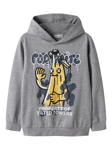 name it Hoodie in Grey Melange
