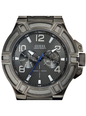 Guess Analoguhr für Herren in silber