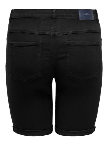 ONLY Carmakoma Jeans-Shorts in Black