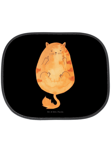 Mr. & Mrs. Panda Autoscheiben Sonnenschutz Katze Frühaufsteher o... in Schwarz