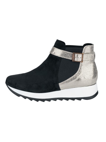 Heine Stiefelette in schwarz-champagner