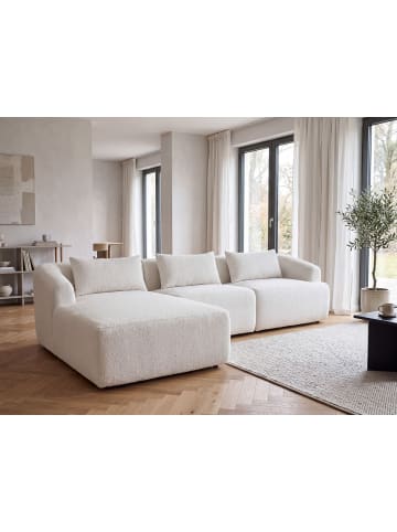 Beliani 4-tlg 3-Sitzer Sofa SVANSELE in Weiß rechtsseitig