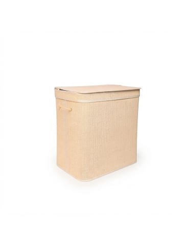 relaxdays Wäschekorb in Natur - (B)67 x (H)61 x (T)44 cm